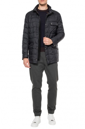 Quilted jacket with a band collar, zdjęcie 2 Quilted jacket with a band collar od Salvatore Ferragamo